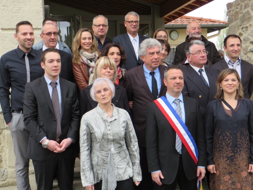 Les élus à la mairie de Seyssuel en 2014